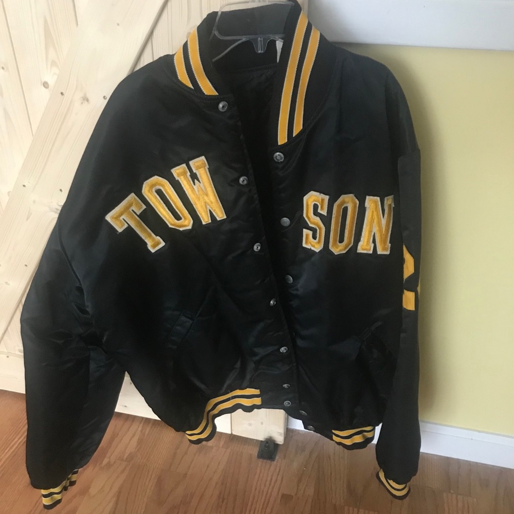 Towson state vintage baseball jacket